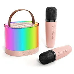 Kids Premium Karaoke Machine – Portable Bluetooth Speaker with Dual Wireless Microphones, Singing Toy & Musical Gift for