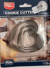Christmas Cookie Cutter & Pastry Cutters Set – Heart Shape Baking Cutter