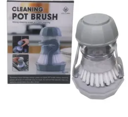 Cleaning Pot Brush - Automatic Non-Stick Oil Cleaning Brush Dishwashing Decontamination Kitchen Tools Artifact Brush