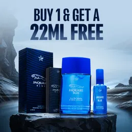 BUY 100ml GET 22ml FREE jaquare blue perfume for men long-lasting fragrance BN HP best selling