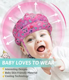 Baby Head Protector - Baby Helmet for Crawling Walking Running - No Bumps and Soft Cushion - Adjustable Protective Cap I