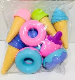 15 Pcs Sweet and Ice Cream Playset for Kids Realistic Pretend Dessert Toys Safe and Colorful Toys for Kids Realistic