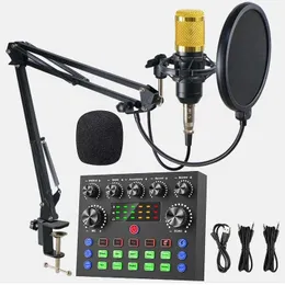 Bm800 Condenser mic With V8s Sound Card