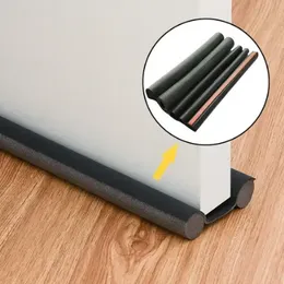 Door guard stopper energy saving twin draft door protector