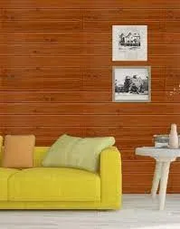 3D STICKER DARK YELLOW WOOD 70*70CM MW-09