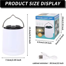 Camping Light LED USB Rechargeable Portable Lantern Lamp