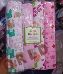 Newborn Kolaco Cotton Flannel Wrap 4pcs