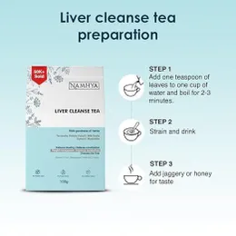 Namhya Liver Cleanse Tea with Harad Milk Thistle with Goodness of Ayurvedic Indian Herbs 3.53 oz (50 Servings)