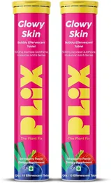 LIX - THE PLANT FIX Glutathione Tablets With Vitamin C For Clear And Youthful Skin (Pack Of 1, Strawberry) | 15 Collagen