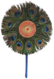 Rollyware Natural Peacock Feather More Pankh Fan Tails Original Full Length Laddu Gopal Handmade Morpankh Peacock Feathe
