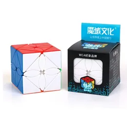 Maple Leaf Rubik Cube - Mei Long MoYu Speed Smooth Magic Cube - Maple Leaves Design (Sticker less)