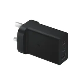 Samsung 65W PD Power Adapter Trio USB-C X 2 Ports USB-A Port and Type-C To C Cable – CN Version