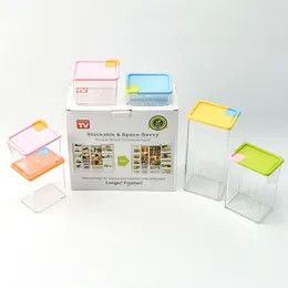 Collectrio Savvy Pocket Block Container Set of 6 Pcs Plastic