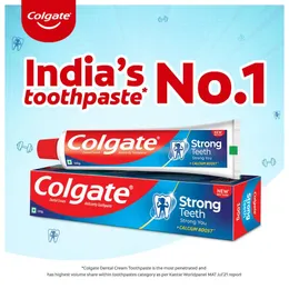 Colgate Strong Teeth Dental Cream Toothpaste Calcium Boost 100 g