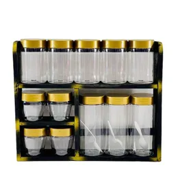 Best Quality Wooden Spice Bottle Rack with 12 Spice Bottles