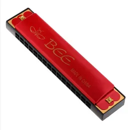 Musical Instrument 32 Holes Metal Bee Mouth Organ for Kids - Harmonica (Key of C)