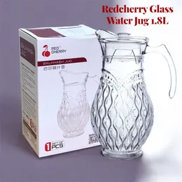 Redcherry Glass Water Jug 1.8L