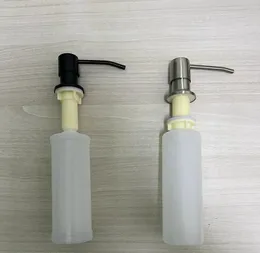 Kitchen/Bathroom Soap Dispenser Liquid Pump Plastic Bottle Stainless Steel 1Hole