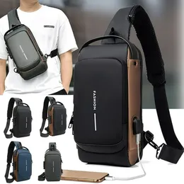 Outdoor Travel Messenger Backpack Messenger Shoulder Chest Bag Anti-theft Travel