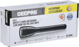 Geepas Rechargeable Waterproof Led Flashlight GFL3894N