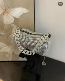 Rhinestone Design Chain Bag for women