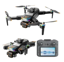 New RC Display Remote Drone WIFI 4K HD Aerial FPV Live Video Photography ESC Dual Camera Optical Flow Positioning Foldin