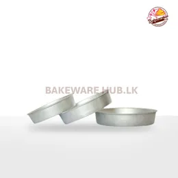 Aluminum Tray Set – Round | Small 3-Piece Pack | 250g, 500g, 750g Sizes | Lightweight & Durable