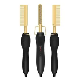 Hot Comb - Electric Straightening Hot Comb for Hair and Wigs