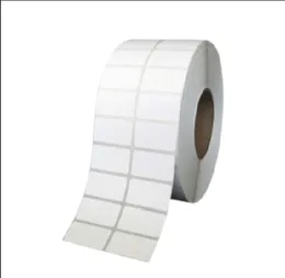 High-Quality White Thermal Barcode Label Sticker Roll 30x15 mm, 2-Up Format, 6000 Labels, Premium Labels
