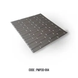 3D STICKER DARK GRAY STONE 70*77CM 90-009