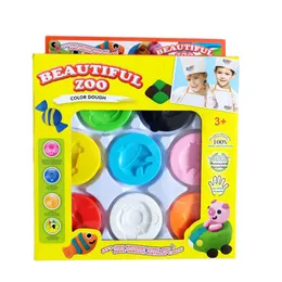 Beautiful Zoo Color Dough 12 Color Play Dough Clay with Tools for Kids
