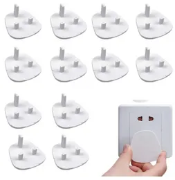 2 Pcs Baby Proofing Square Pin Plug Cover Pack - White Outlet Covers Safety Covers, Electrical Protectors for your Child