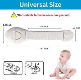 Baby Safety Protector Child Cabinet Locking Plastic Lock Protection of Children Locking From Doors Drawers