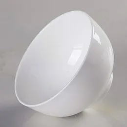 Porcelain Soup & Cereal Bowls – 800 ml Melamine Bowl Chip-Resistant White Bowls for Rice, Pasta, Salad & Oatmeal