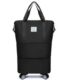 Trolley Large Capacity Folding Travel Bag | luggage bag with wheels Lightweight Waterproof Carry on Luggage Bag with Fix