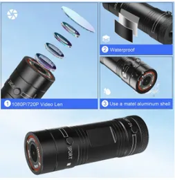 Mini Sport DV Action Sports Camera Flashlight Helmet Full HD 1080P Video Ideal for Bike, Cycle, Motorcycle Waterproof Ca