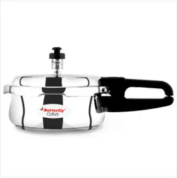 Butterfly Curve 2L Stainless Steel Pressure Cooker – Dishwasher Safe