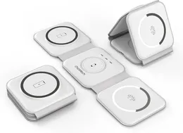 3-in-1 Foldable Wireless Charging Station – Portable Travel Charger for iPhone Series, Apple Watch & AirPods Pro