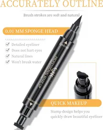 Waterproof Eyeliner Stamp,Eye Liner Pen & Wing Stamp, Eyeliner Stamp Wingliner, Perfect Wing Cat Eye Stamp, Wing Eyeline