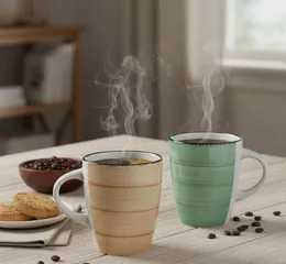 Coffee mug vintage look, country style, colorful mix Mug