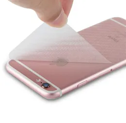 Ultra Thin Clear Slim Fit Transparent Carbon Fiber Film Phone Case Wrap Transparent Protective Film Back Sticker For iPh