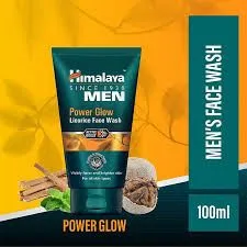 Himalaya Men Power Glow Licorice Face Wash (100ml) SINCE 1930    mens face wash