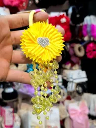 Premium Designer Hanging Wool for Girls – Floral & Heart Bead Style