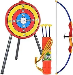 Bow And Arrow Target Board 4 IN 1 Physical Activity Game Role Play