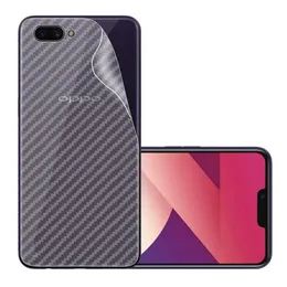 Clear Slim Carbon Fibre Transparent Protective Back Sticker for Oppo A32