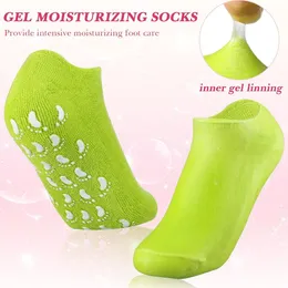 1 Pair Moisturizing Socks - Silicone Socks for Dry Cracked Feet Women - Gel Socks for Dry Cracked Feet Women - Lotion So