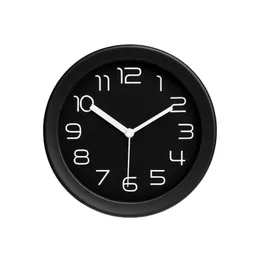 Quartz Table Alarm Clock Black