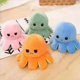 Premium Reversible Octopus Soft Toys 1PCS Cuddly Stuffed Animal for Kids Playtime Bedroom Decor Gift, High Quality Toy