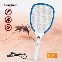 Richpower Rechargeable Electric Mosquito Swatter with LED Light