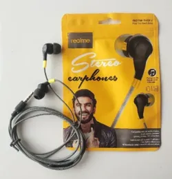 Realme Buds 2 RMA101 Stereo Earphone – High-Fidelity Wired Headset with Plastic Packing